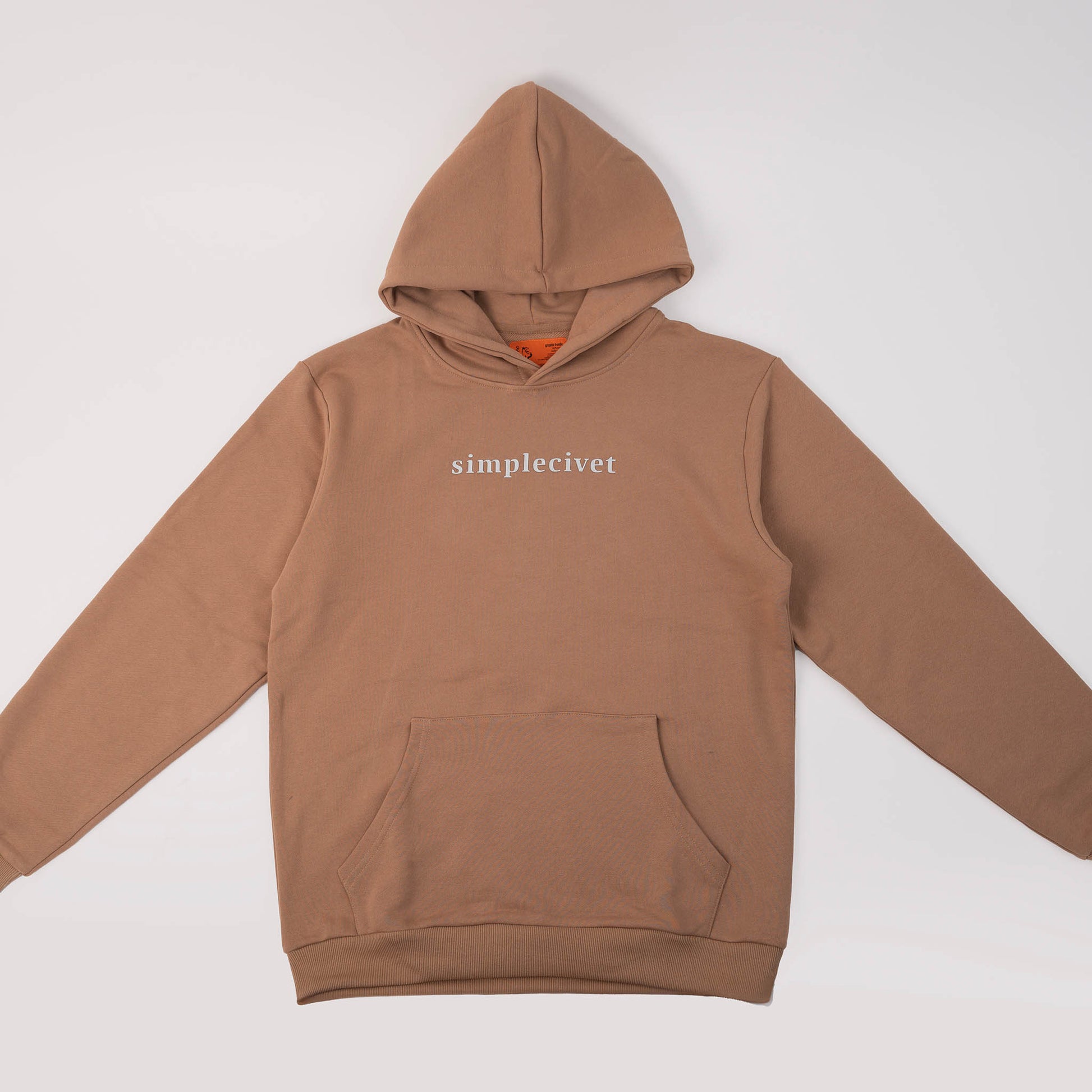 thicc-print civet graphic hoodie