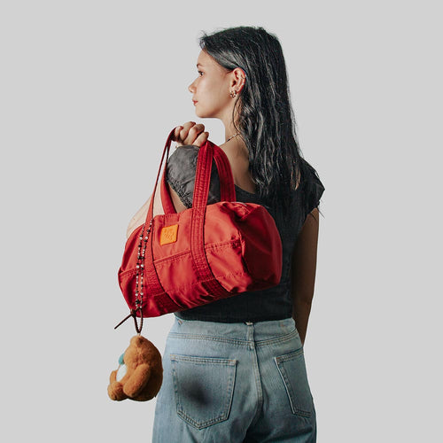 Baby Gym Bag with Front & Back Velcro Pockets – Utility Carry Bag