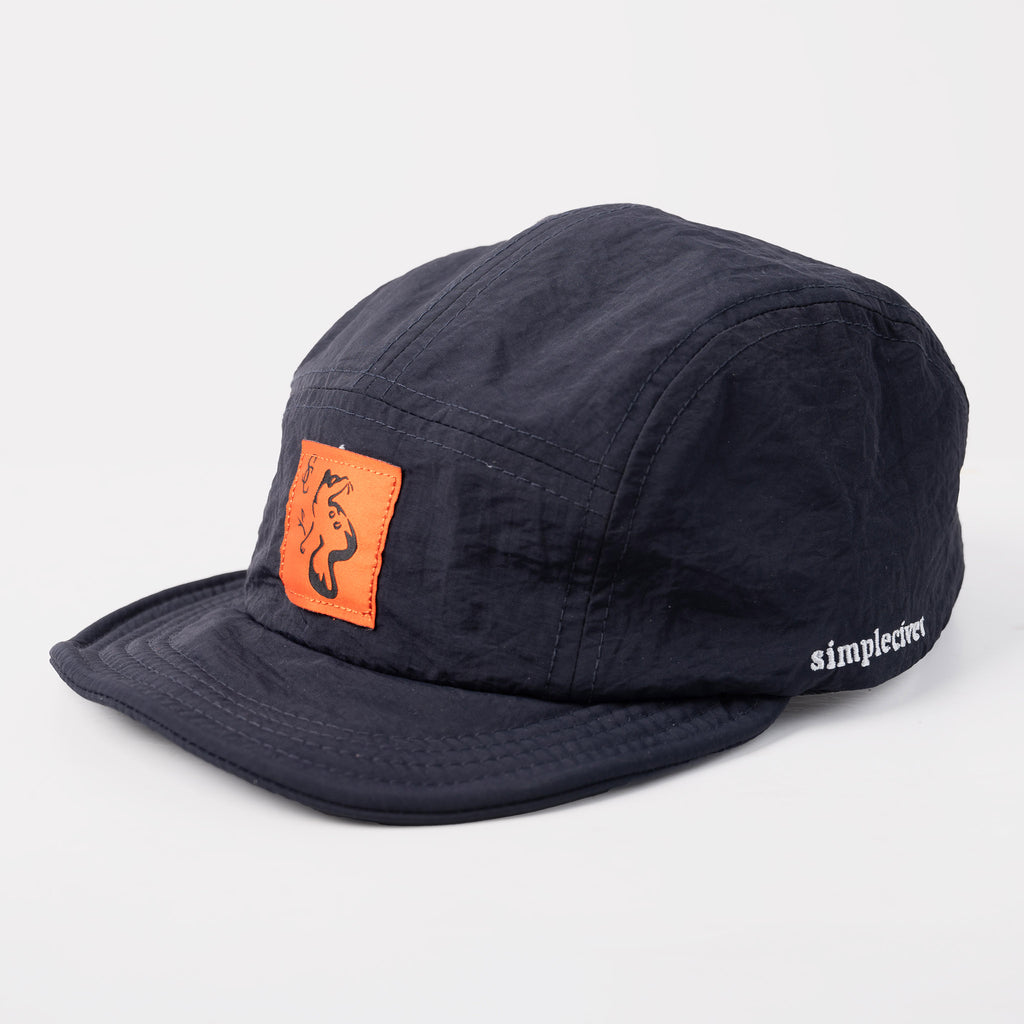 simplecivet logo embroidered 5-panel cap