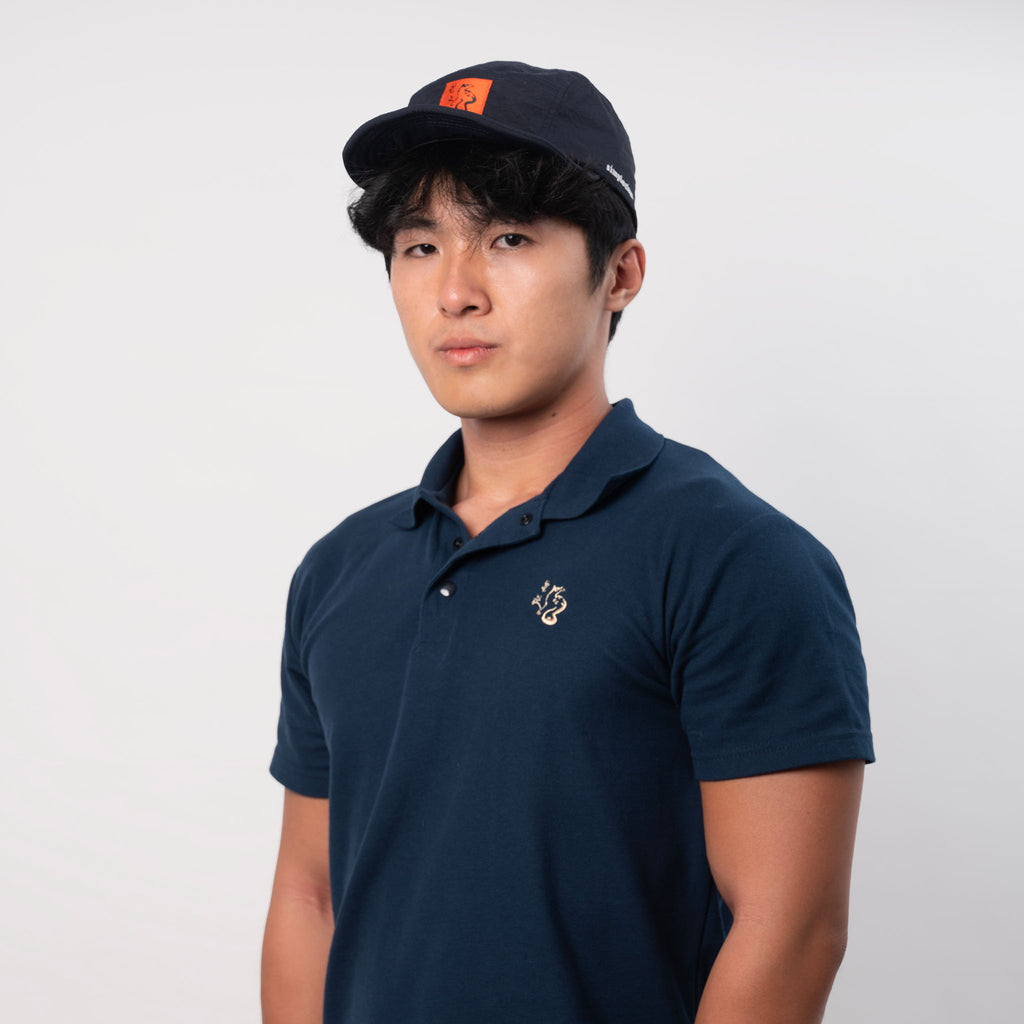 simplecivet logo embroidered 5-panel cap