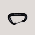 simplecivet 12kN carabiner accessory in red and black