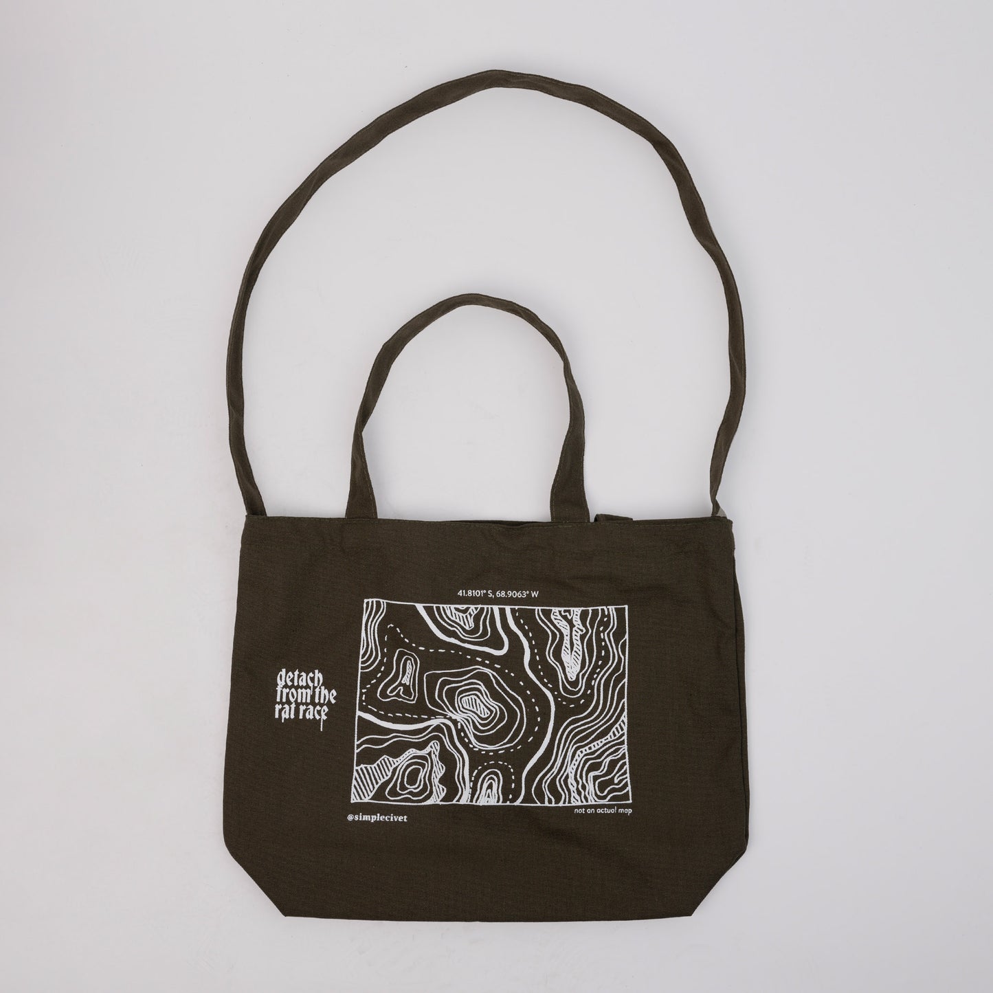 cotton grocery tote bag