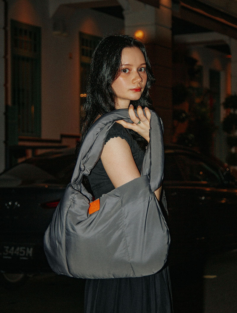 Simplecivet | Puffer Tote Bag with Adjustable Two-Way Sling – Unisex