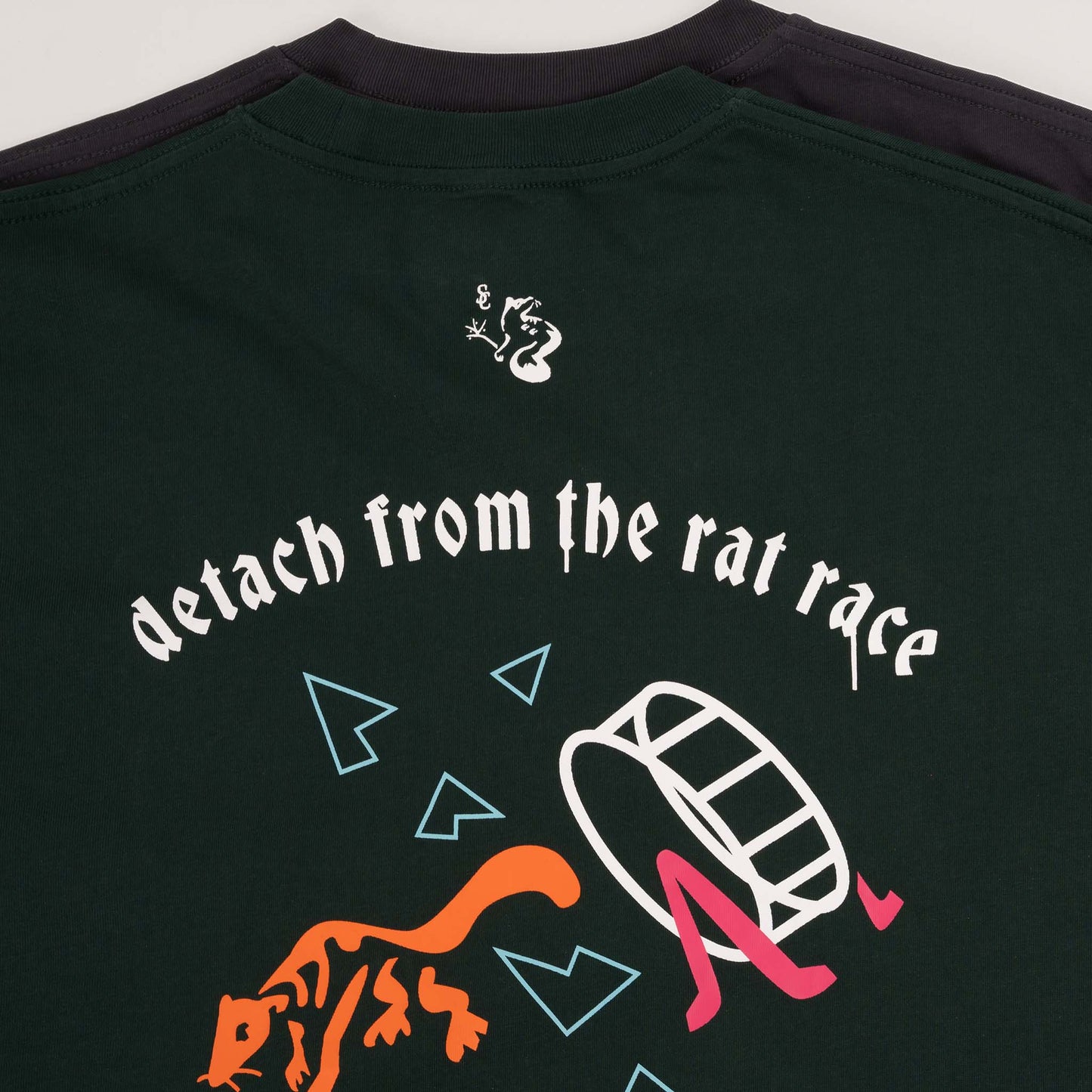 detach from the rat race graphic t