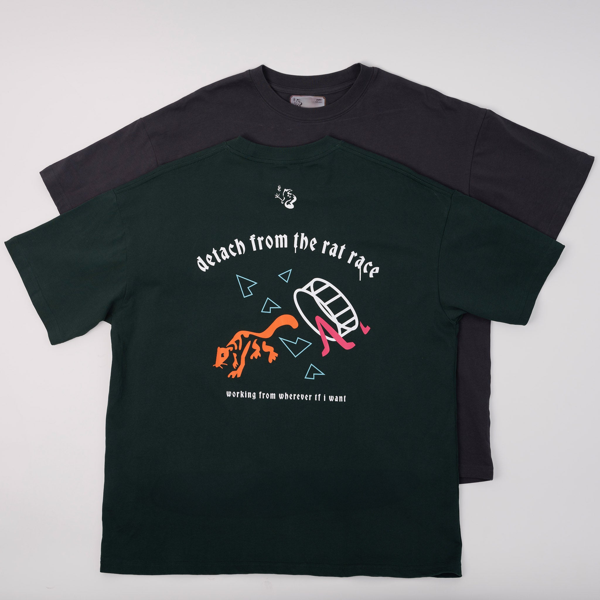 Simplecivet | Graphic “Detach From the Rat Race” T-Shirt – Oversized Streetwear Tee