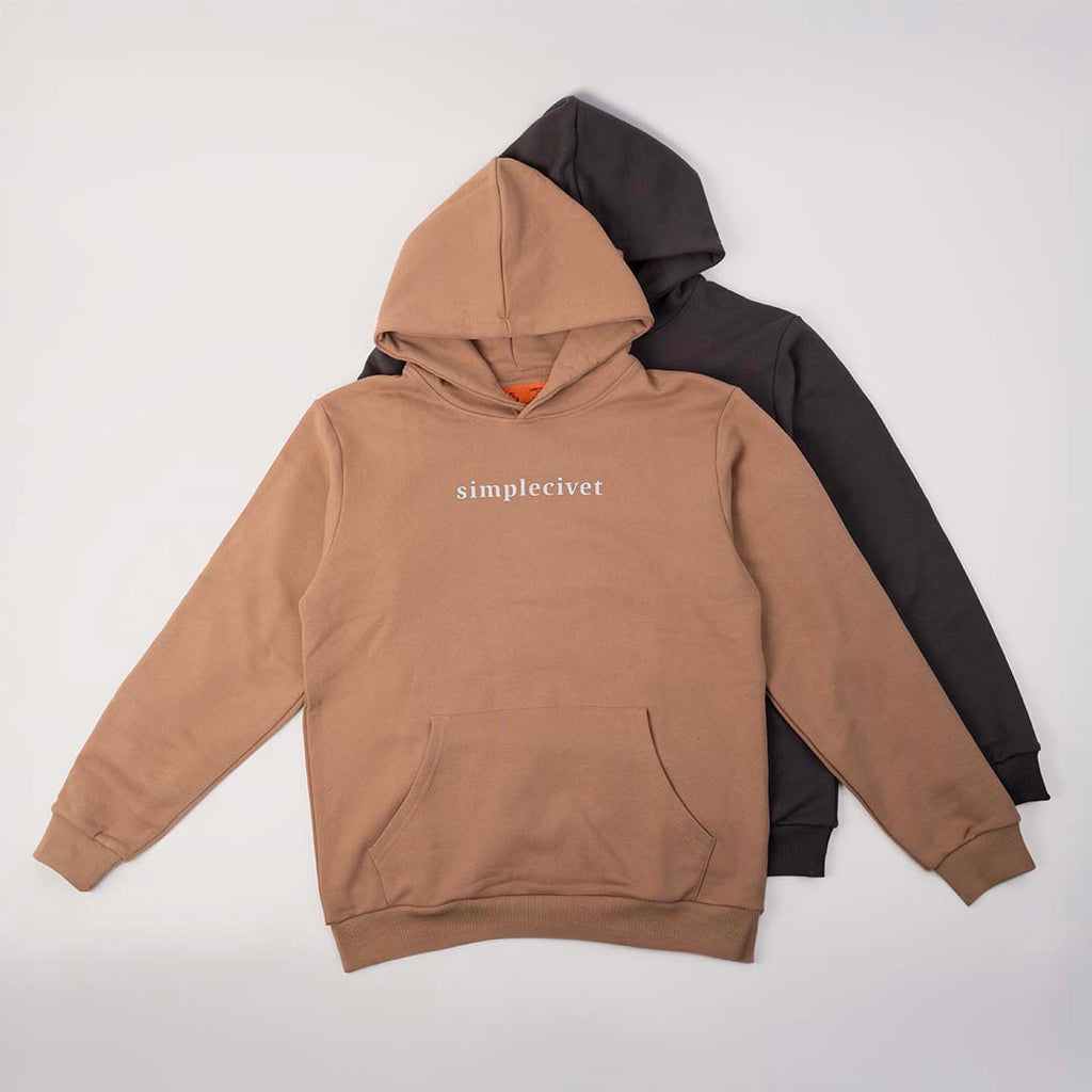 thicc-print civet graphic hoodie