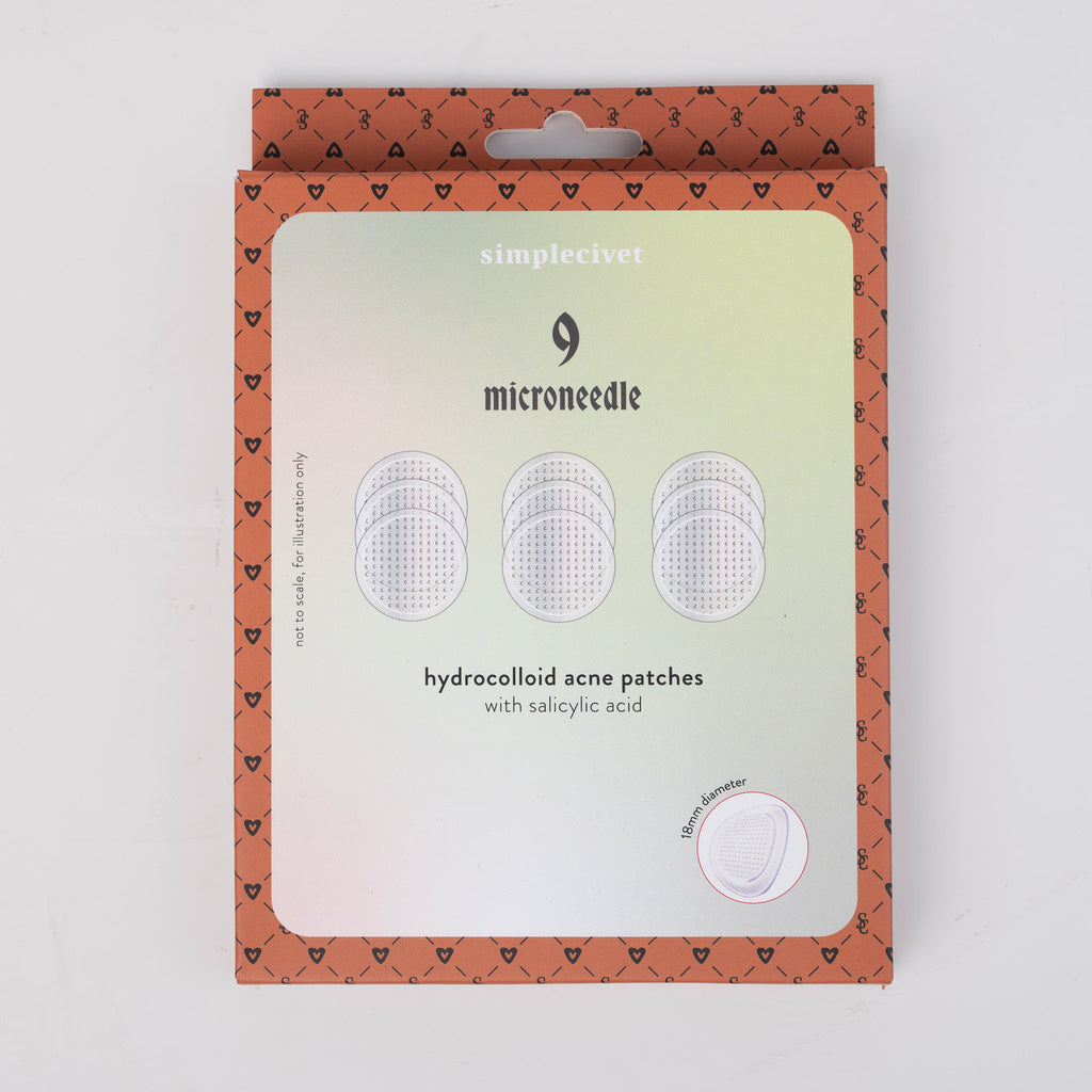 microneedle hydrocolloid pimple patch with salicylic acid
