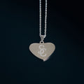 Simplecivet | Tarnish-Resistant Stainless Steel Engraved Necklace – Heart Pendant