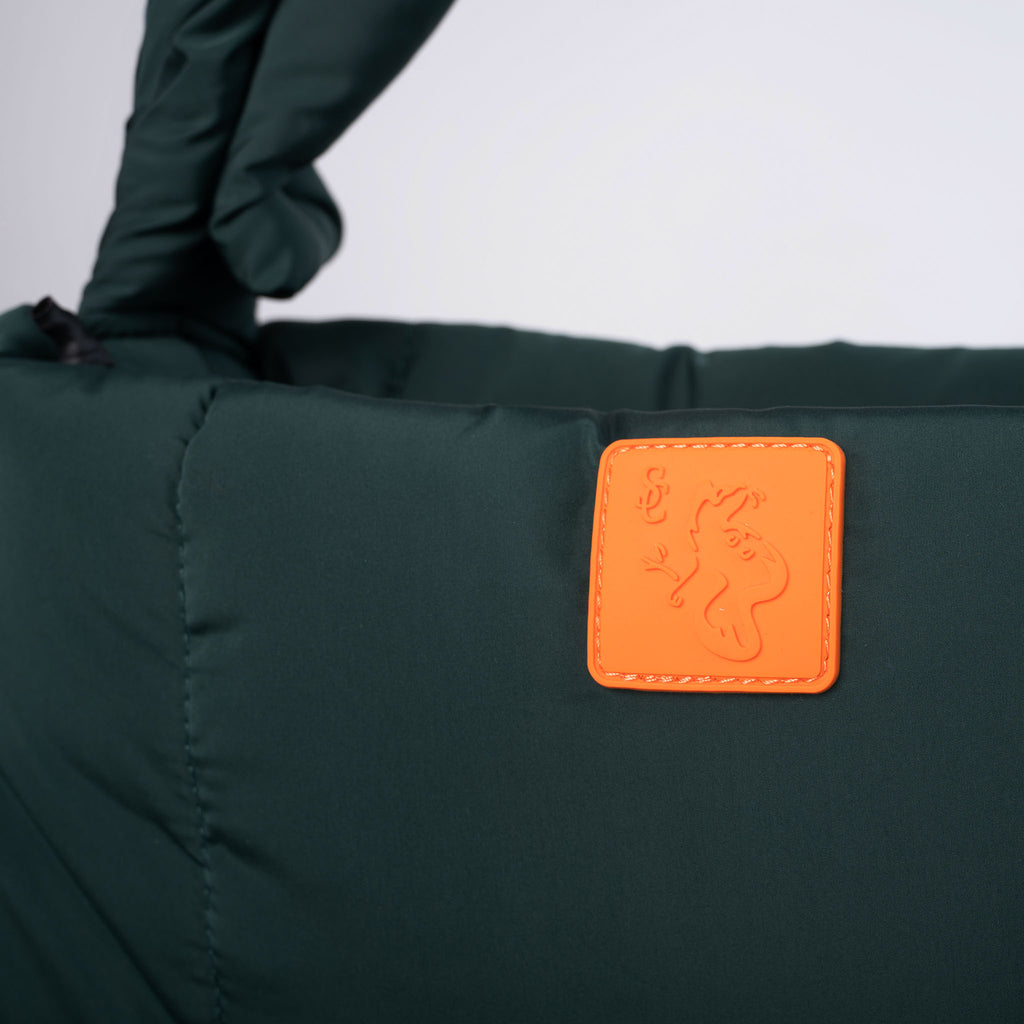 puffer-protect tote bag with adjustable two-way sling