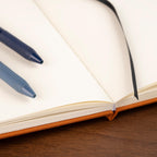 Simplecivet | Blank Self-Love Journal – Minimalist Notebook with Black Ribbon Bookmark