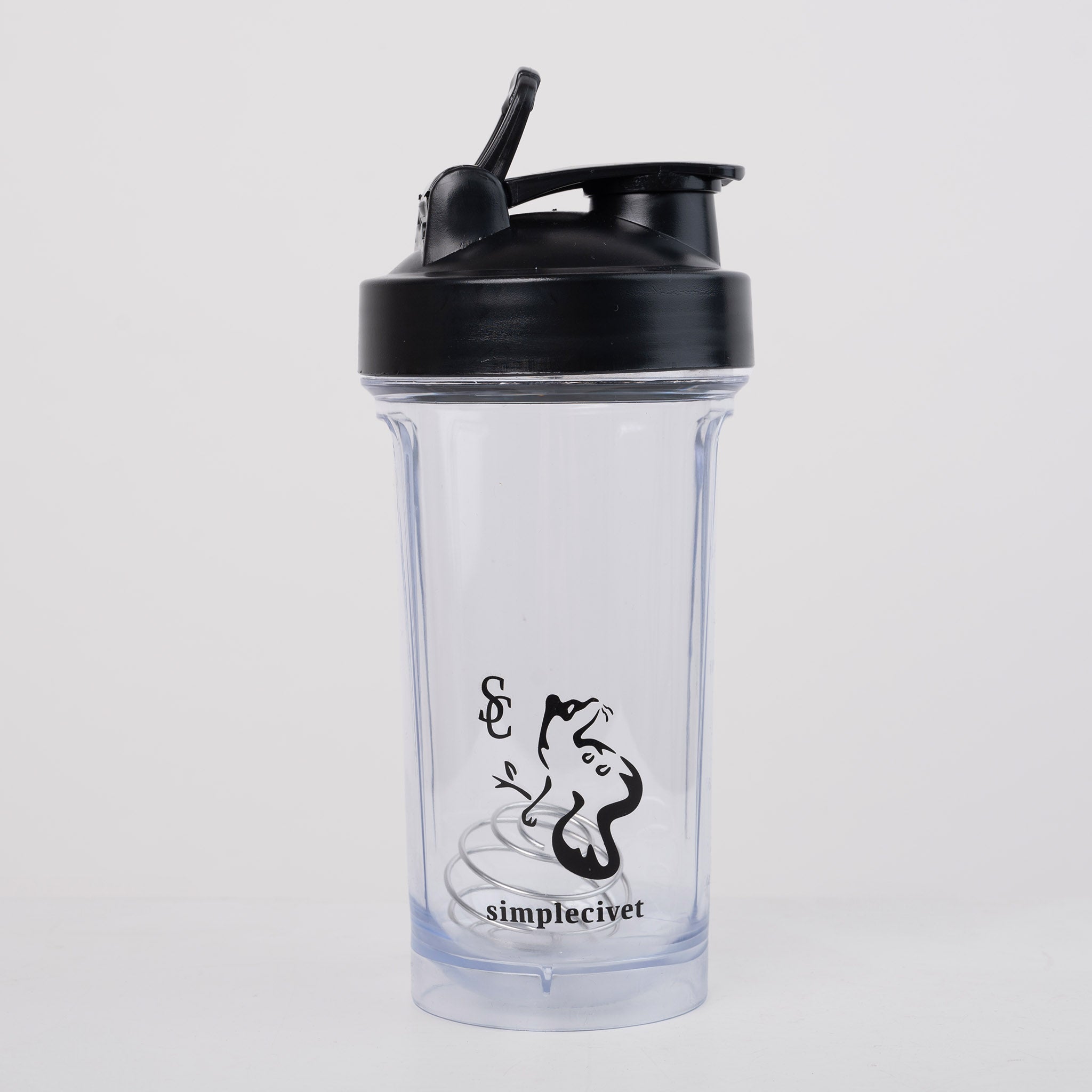 Simplecivet | Protein Shaker Bottle with Handle – Sports & Gym Drink Mixer