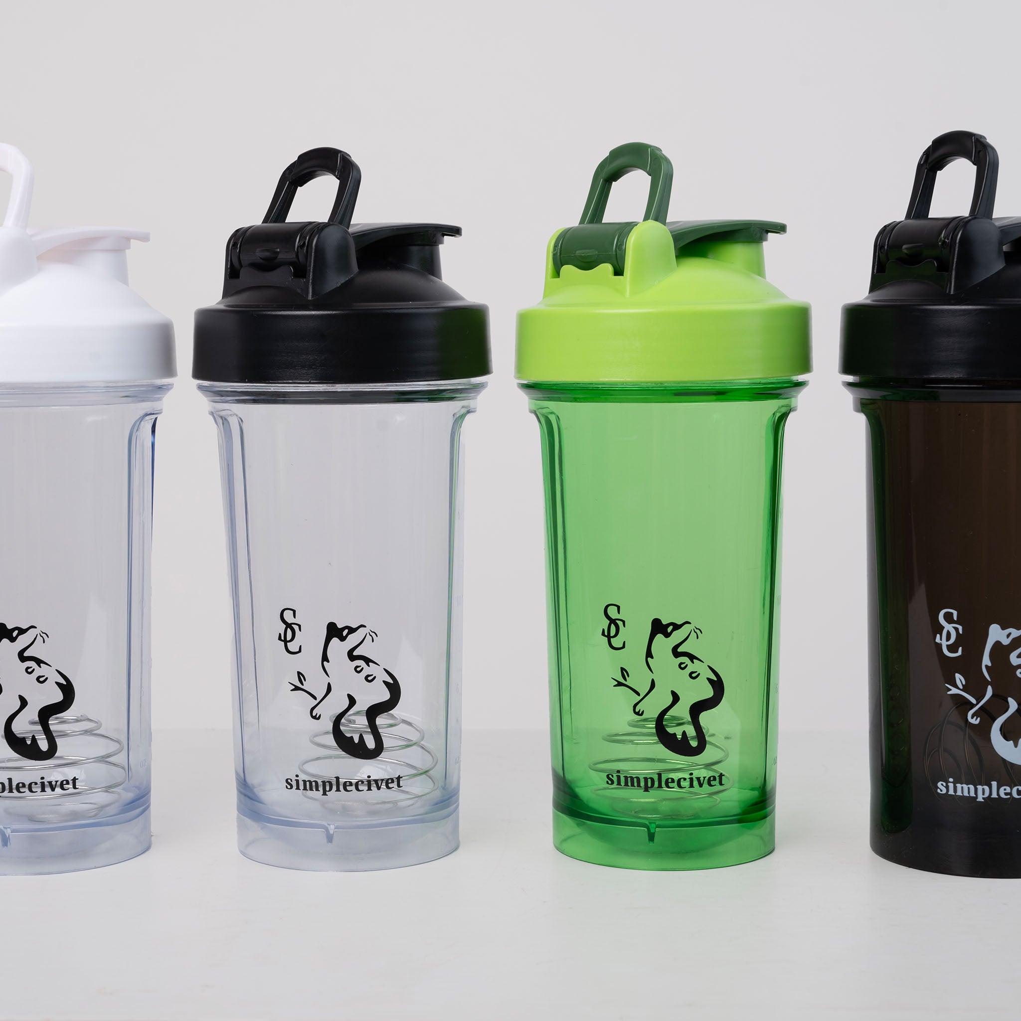 Simplecivet | Protein Shaker Bottle with Handle – Sports & Gym Drink Mixer