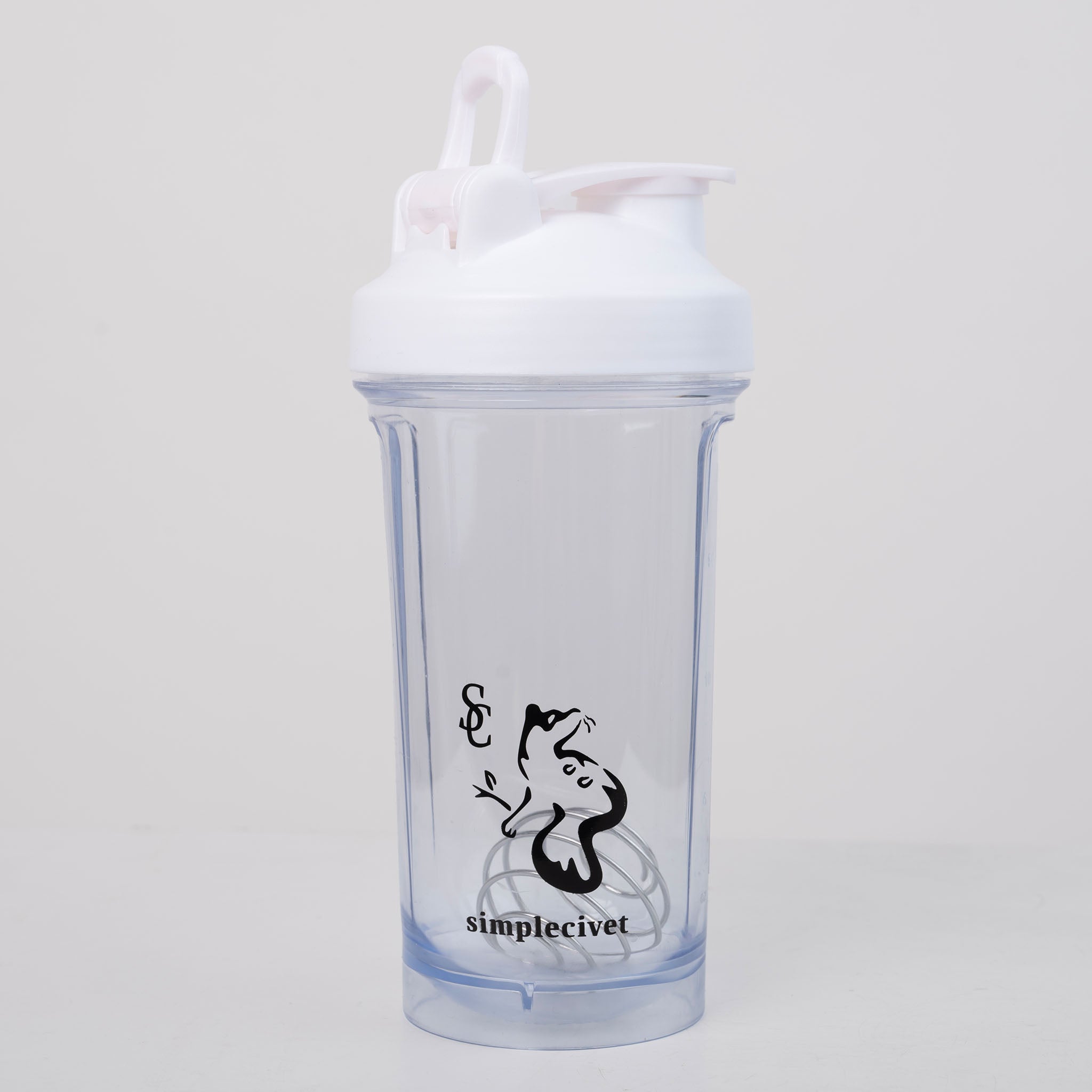 Simplecivet | Protein Shaker Bottle with Handle – Sports & Gym Drink Mixer