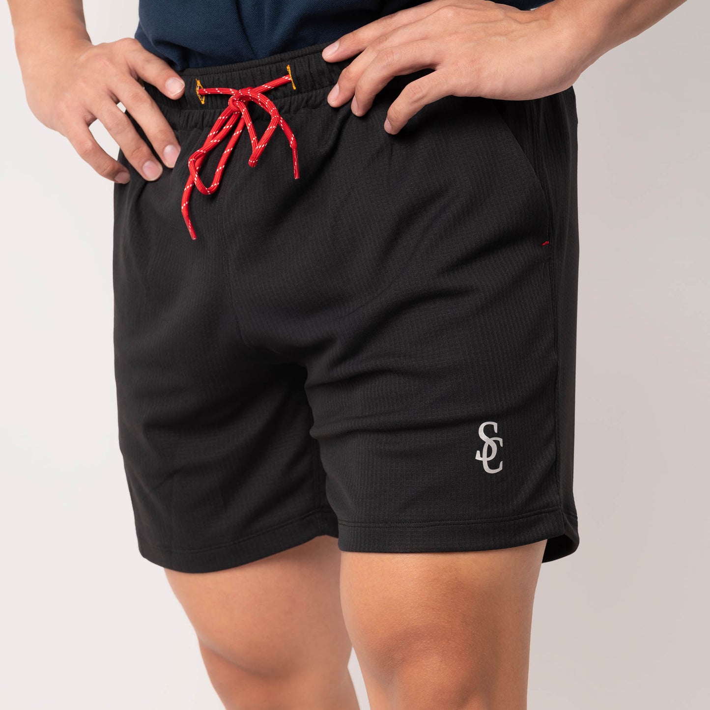 above-knee basketball shorts