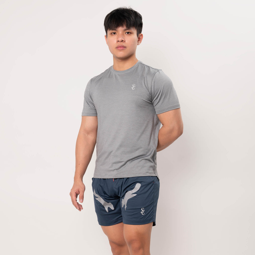 performance t in comfy sweat-wicking fabric and 3 colours