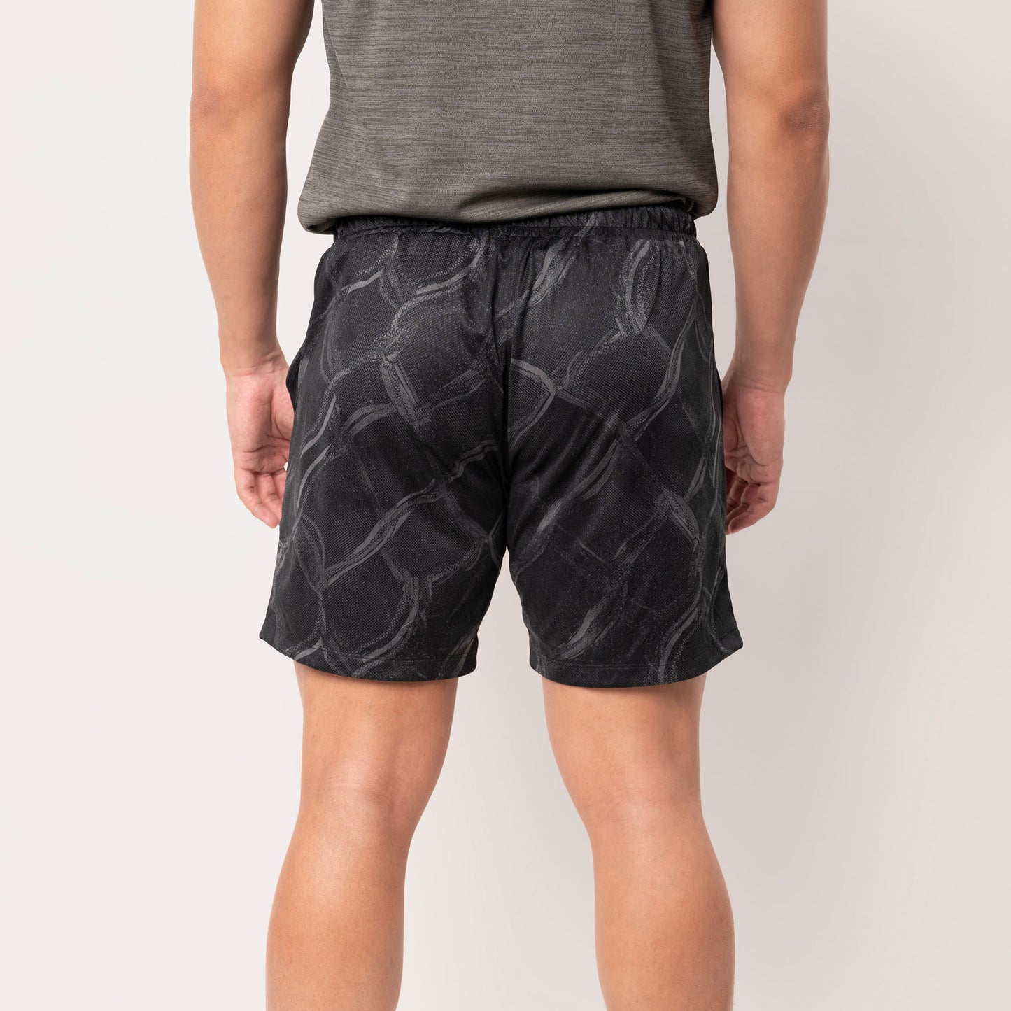 above-knee basketball shorts