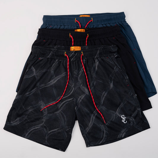 above-knee basketball shorts