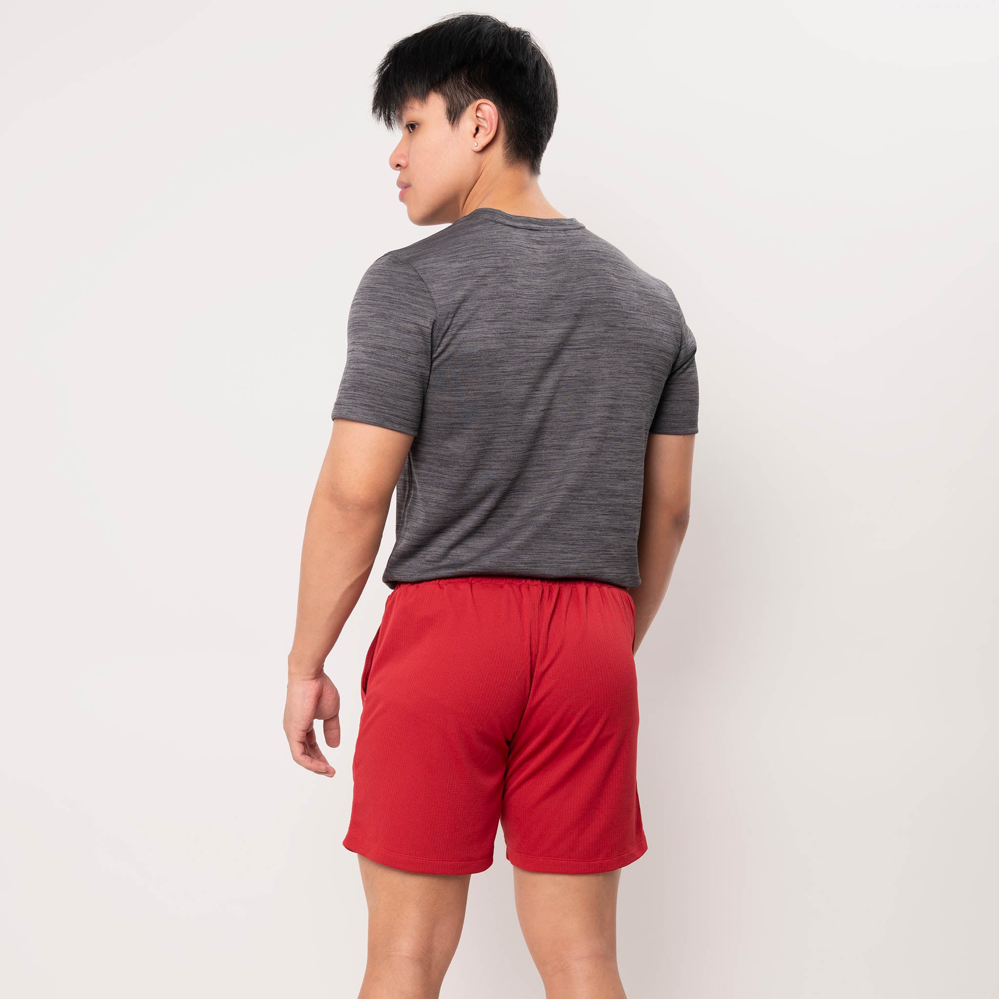 Simplecivet | Graffiti Edition Red Basketball Shorts – Bold Print Sports Shorts