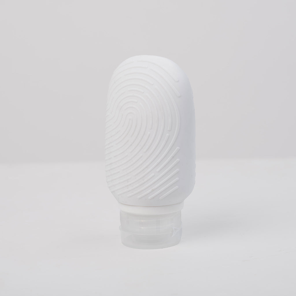 Fingerprint Groove Silicone Travel Bottle Tubes – Refill Kit
