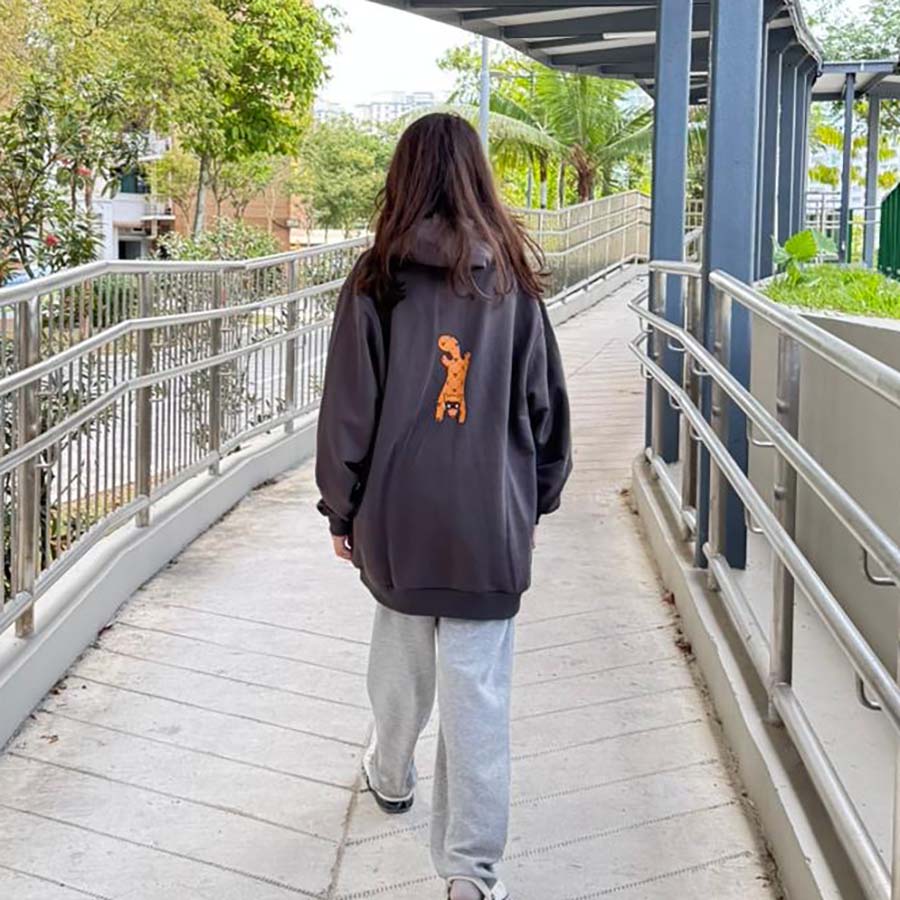 Simplecivet | Thicc-Print Civet Graphic Hoodie – Pullover Sweatshirt