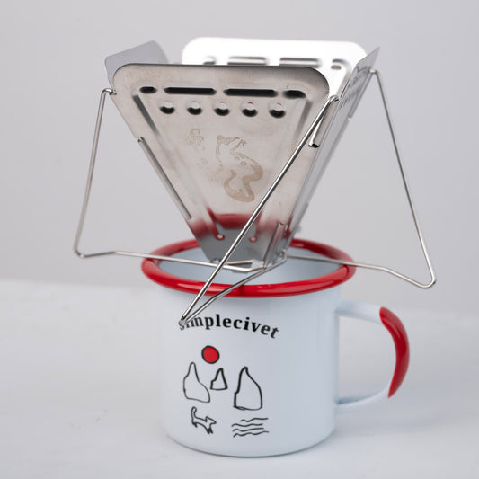 portable X stainless steel coffee filter